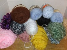 5 pounds Yarn Lot Sugar and Cream/ Caron/Wintuk plus Used Skeins not Marked