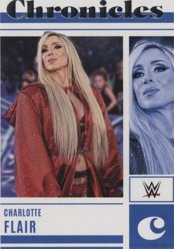 Charlotte Flair 2023 Panini Chronicles WWE Card #25 Purple