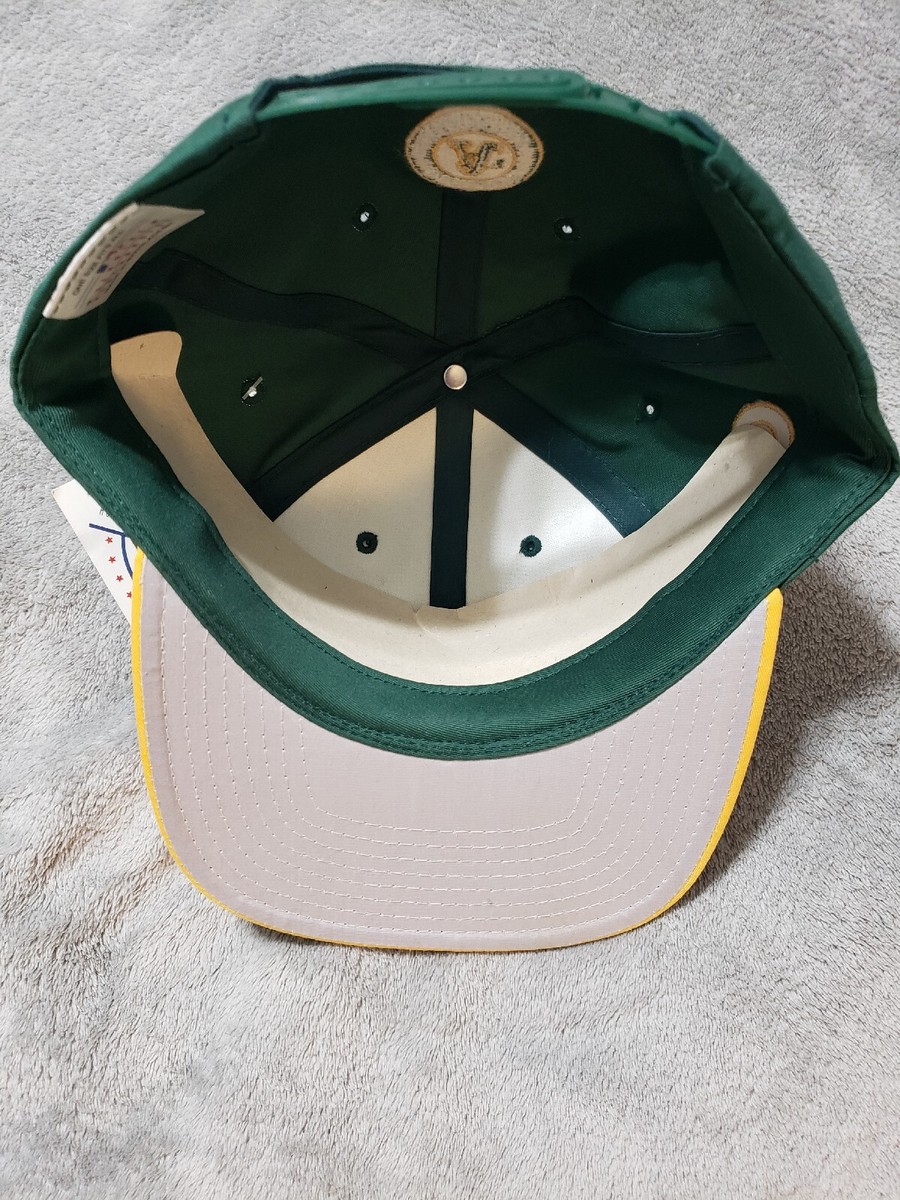 VINTAGE DEADSTOCK OAKLAND ATHLETICS LOGO 7 SNAP BACK HAT/CAP