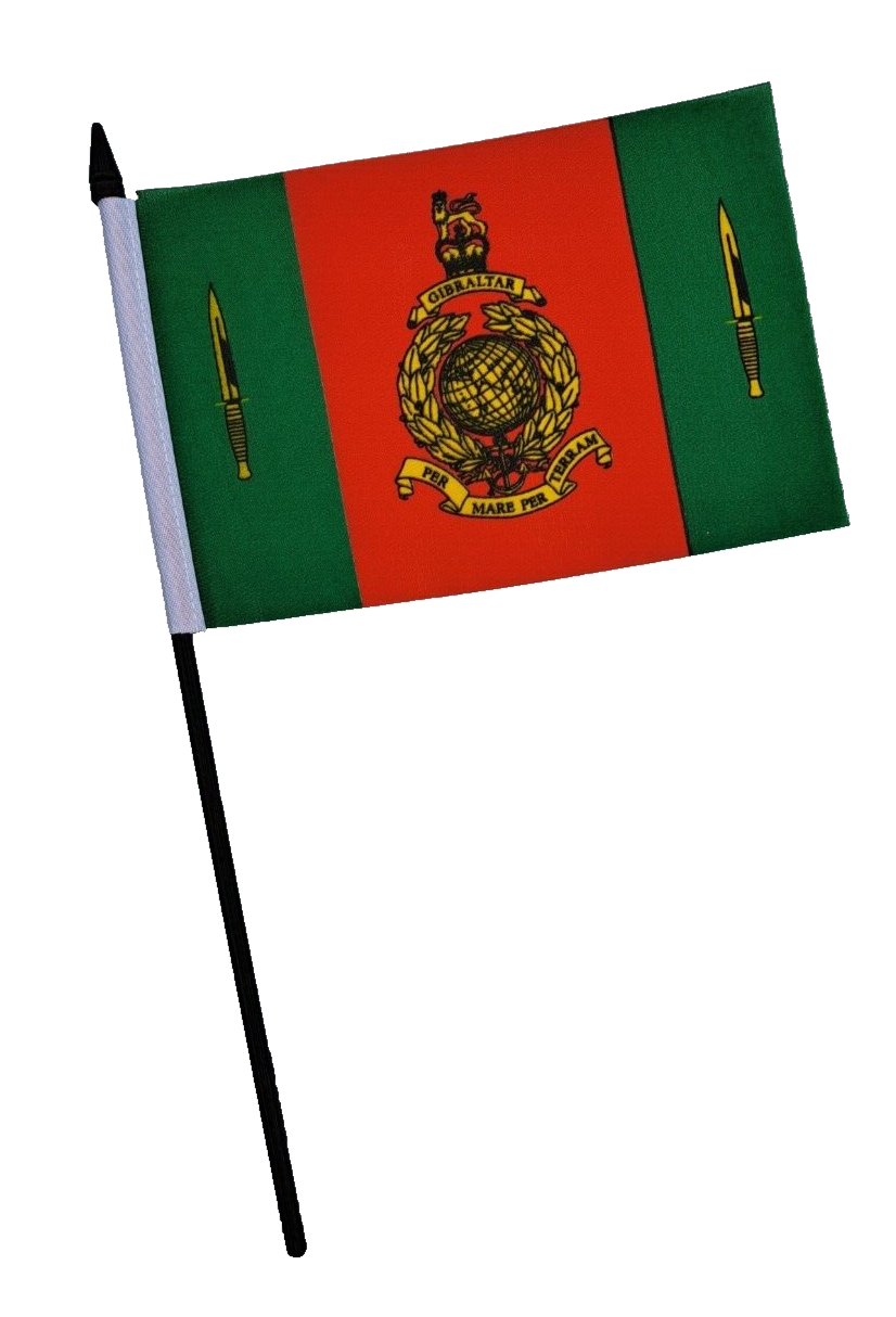 Commando Training Royal Marines Small Hand Flag (6