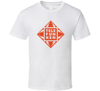 Telefunken, T-shirt, Radio, Stereo, Receiver, German, Germany, Retro, Logo
