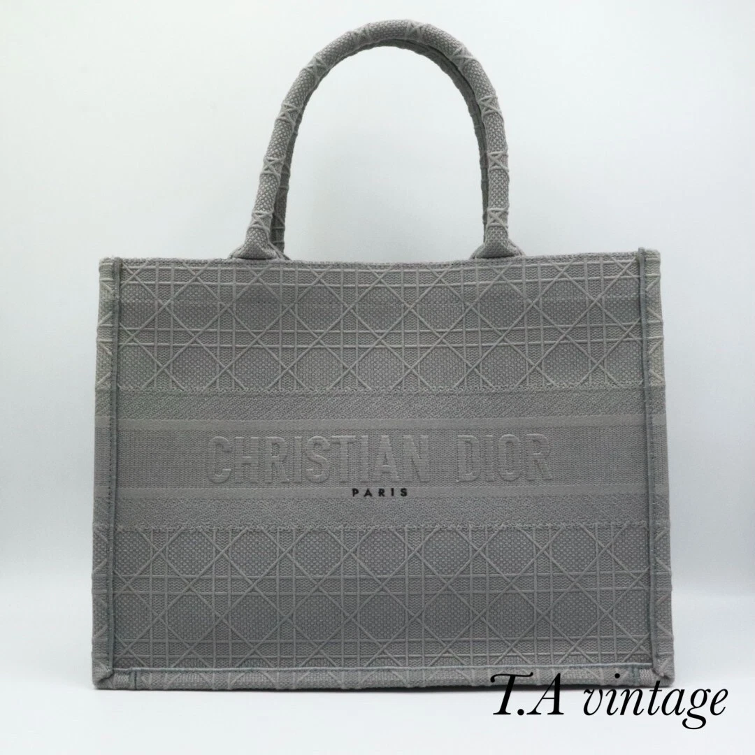 Authentique sac fourre tout DIOR/ChristianDior Book Medium / Ancien petit Japon