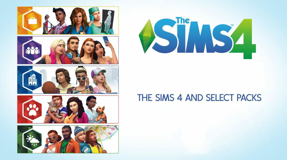 The Sims 4 +BUNDLE / 10 DLC Collection / PC/MAC/