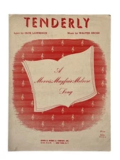 1946 Sheet Music TENDERLY A Morris Mayfair Melrose Song Lawrence Gross