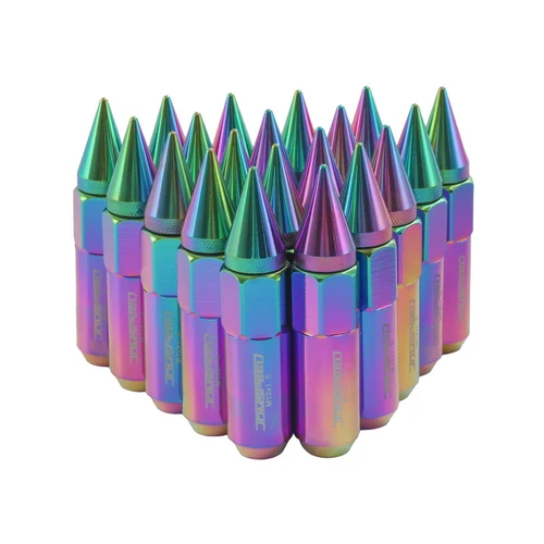 Cap Spiked Racing Wheel Lug Nuts 20PCS M12 x 1.5mm 60mm Arrow Style New - Picture 60 of 66