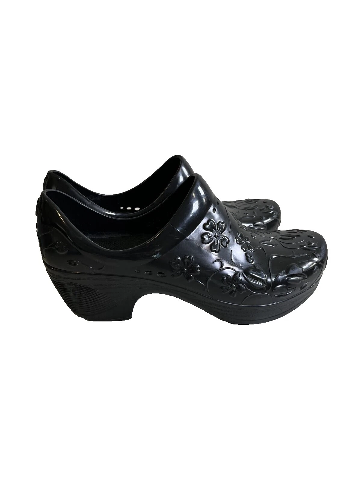 Dansko Patent Leather Floral Comfort Shoes for Women