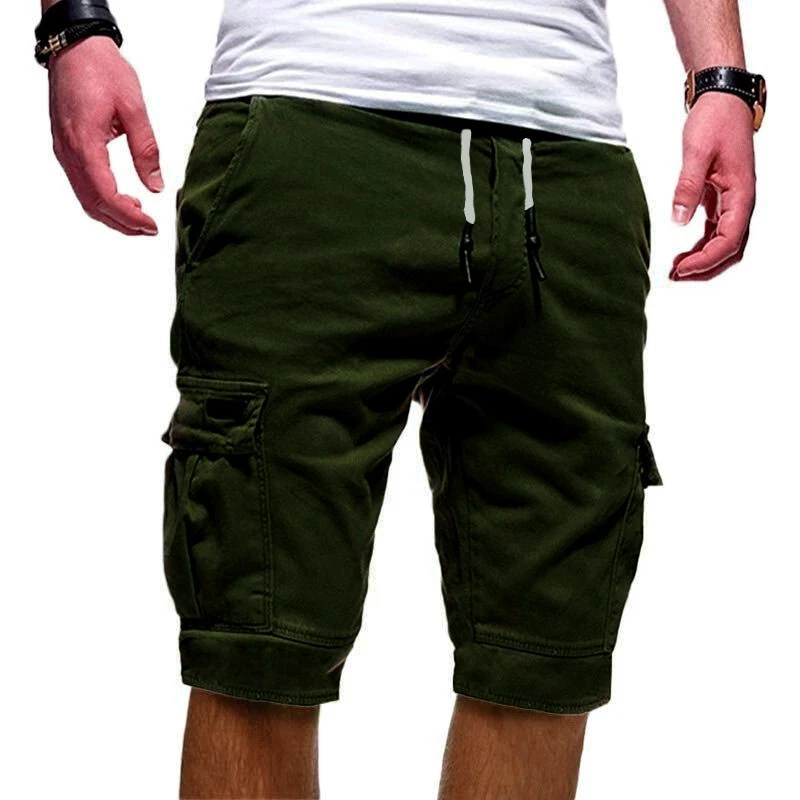 Pantalones Cargo Hombre Verano Pantalones Cortos Cargo Para Hombre - Verano Casual Con Múltiples Bolsillos Shorts Bolsillos Múltiples