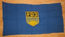 Flaga NRD FDJ Wolna niemiecka bawełna młodzieżowa (123003)
