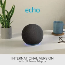 Echo (4Th Generation) International Version | with Premium Sound, Smart Home Hub