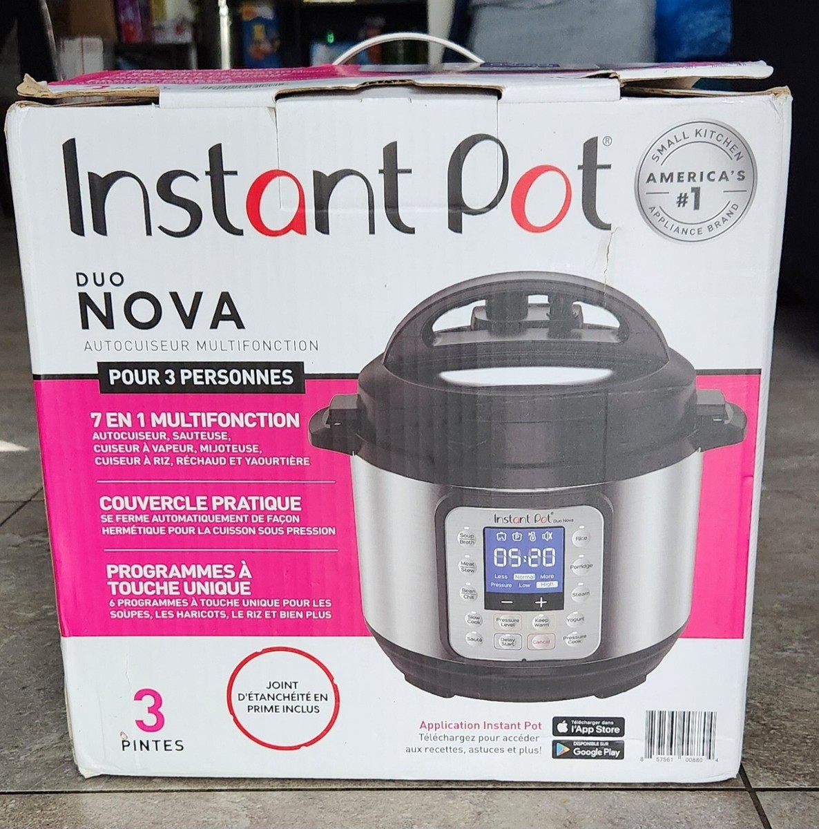 Buy Instant Pot Duo Nova Quart 7-in-1 Slow Cooker Silver (113