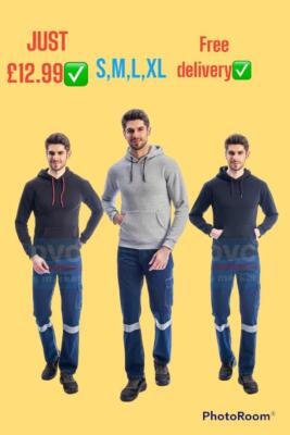 Weicher bequemer Unisex Hoodie verschiedene Farben und Größen Off Colour Kordelzug
