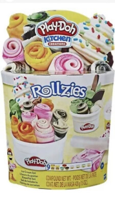 ボルビティスヒュディロティ山盛りセット Play-Doh -Kitchen Creations Rollzies -Rolled Ice Cream Set -Color