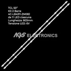 KIT 2 STRIP BARS 11 LED TV TCL 4C-LB4311-HR01J / ZM08J 43HR330M11A1
