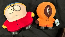 South Park 11" Cartman AND 10" Kenny Plush ORIGINAL 1998 vintage great condition