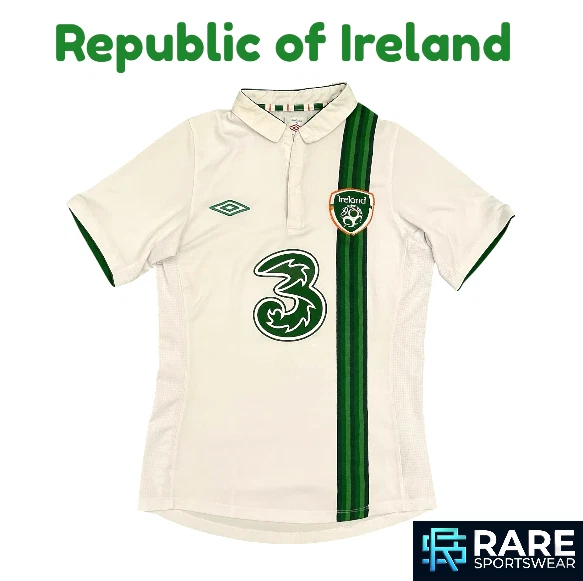 Maillot Extérieur Irlande 2002/03 Umbro - Taille L, Adulte, Blanc, Neuf Sans étiquettes
