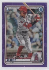 2020 Bowman Draft Chrome Purple Refractor 160/250 Werner Blakely #BD-128 5k5