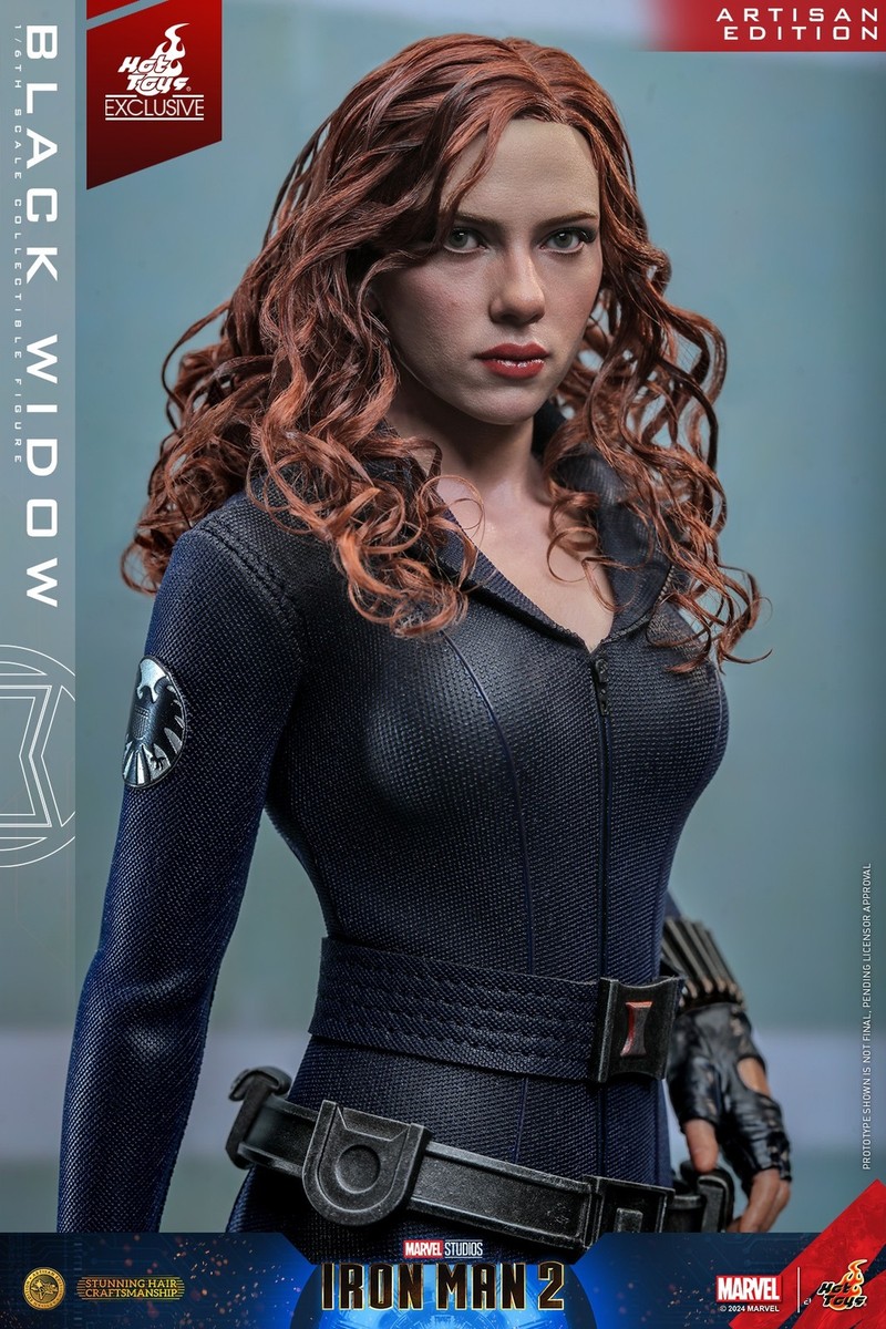 In Stock New Hot Toys MMS757AE Iron Man 2 Black Widow Artisan
