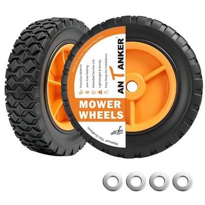 6 Inch Plastic Wheels Replaces for Oregon 72-106, 6-inch Universal Wheels Tir...