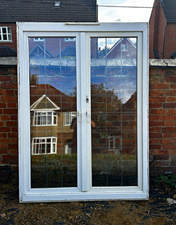 uPVC White French doors