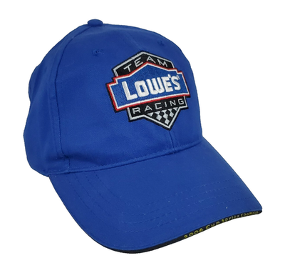 #ad Lowes Racing NASCAR Jimmie Johnson 48 Hat Cap Adjustable Blue Cotton Embroidered $12.90