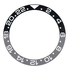 CERAMIC BEZEL INSERT FOR ROLEX GMT MASTER 116700 116710 BLACK/GREY BRUCE WAYNE