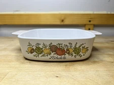 Corning Ware Vtg RARE STAMP 1181MA L'Echalote A-1-B Spice Of Life 1 Quart-NO LID