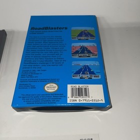 Sello ovalado RoadBlasters completo en caja nintendo nes f&aacute;brica COMO NUEVO