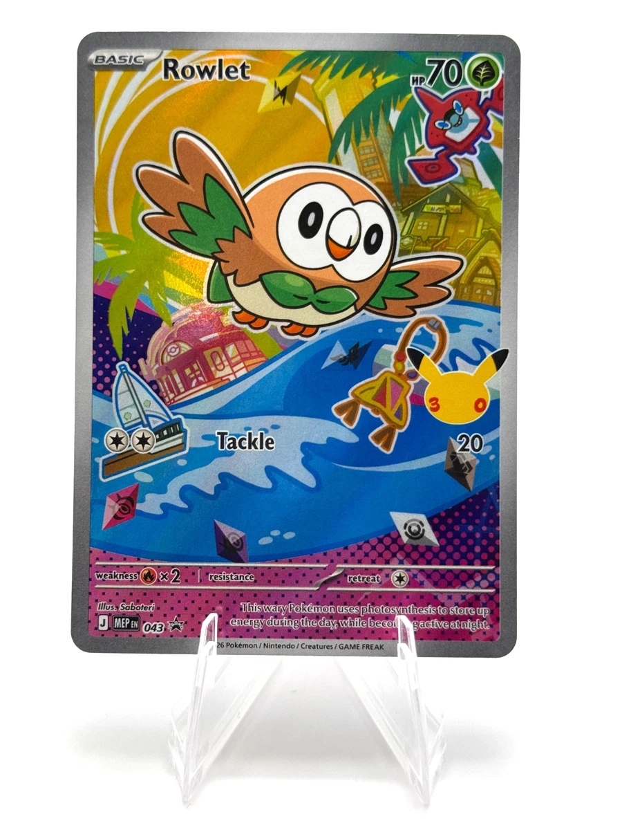 Rowlet 043 Me: Mega Evolution Promo for sale | eBay