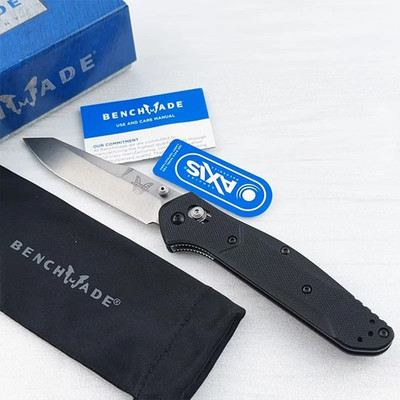 Benchmade-Osborne 940-2 CPM-S30V Folding Knife Black -G10 Handle Plain Edge