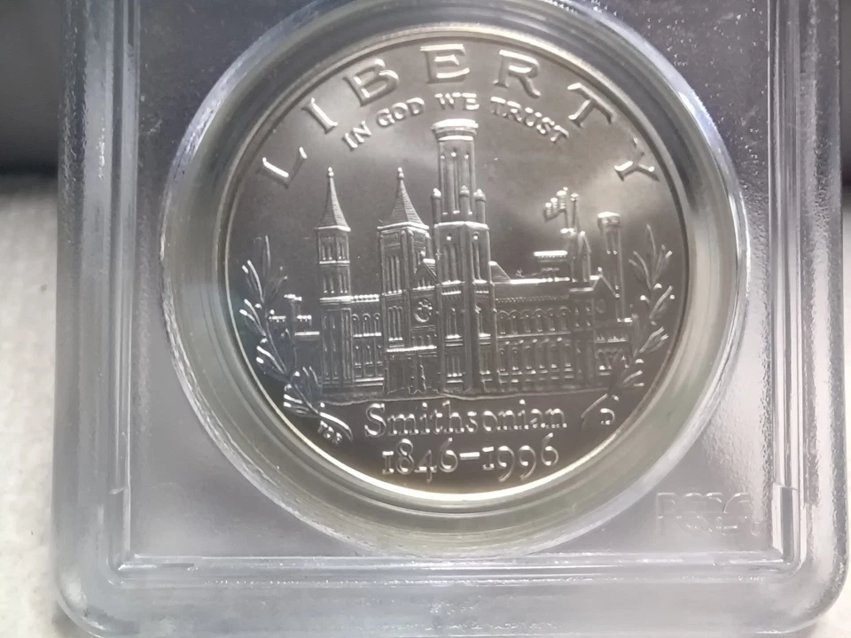 1996-D Smithsonian Commemorative $1 PCGS MS-69. Beautiful 90%! Video SL0188. - Image 4 of 4