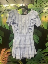 Love Shack Fancy Light Blue NATASHA Dress