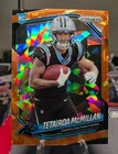 2025 Panini Prizm Tetairoa McMillan Rookie Orange Cracked Ice #311 Panthers