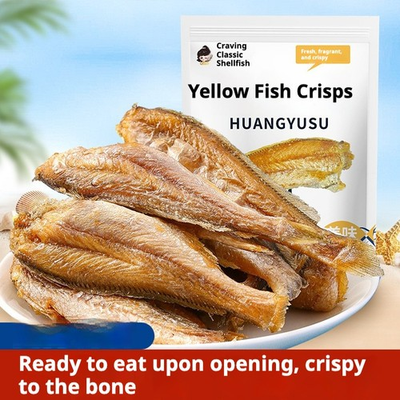 #ad Hot Sale Yellow Fish Crisps 5 Packs 30g Each Crispy to the Bone $20.00