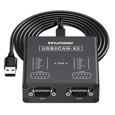 Reliable Dual USB-CAN Converter: Supports Raspberry Pi, Windows, Linux & More