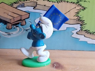 Patriot Smurf Schleich Peyo 20409 Smurf Smurf