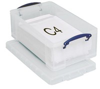 Really Useful Boxes 12C Aufbewahrungsbox Transparent Rechteckig Polypropylen ~D~