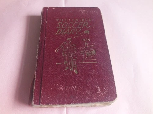 1954 The Legible Soccer Diary Football Statistics & Information Pictures