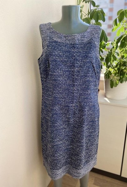 Women White Stuff Dress Navy 40 / L / 48 #BUQH