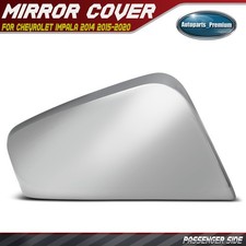 Passenger Side View Mirror Cover Cap Chrome Silver For Chevrolet Impala 14-20 Passenger Side View Mirror Cover Cap Chrome Silver For Chevrolet Impala 14-20