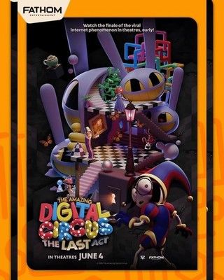 Official Promotional Poster for The Amazing Digital Circus: The Last Act (2026).