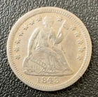 1843 Seated Liberty Half Dime