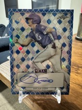 DYLAN CUPP 2022 LEAF PERFECT GAME 1st RC PROSPECT AUTO #/25