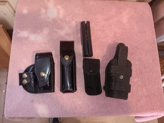 Law Enforcement Duty Belt Gear Pouches tuff uncle mikes ASP gould & goodrich