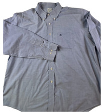 Vintage Brooks Brothers Regent Mens X Large XL Blue Oxford Long Sleeve Shirt
