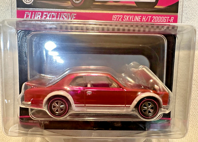 HOT WHEELS - COLLECTORS - RLC - 1972 SKYLINE H/T 2000GT-R - PINK