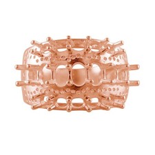 925 Sterling Silver 3x4mm Oval Semi Mount Eternity Ring For Engagement Ring