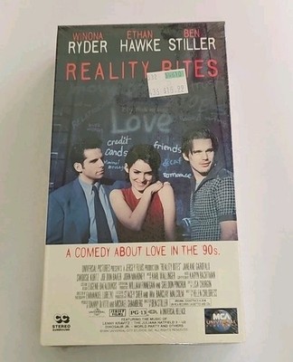 Reality Bites VHS SEALED Watermarks MCA Ethan Hawke Winona Ryder Ben Stiller VTG