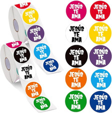 Jesus Love You Stickers - Christian Decorative Stickers for Church Events