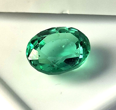Natural Zambian Green Oval Emerald 3-5 Ct Loose Gemstone EGL Certified TQ1794