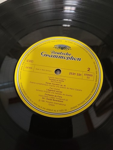 DanielBarenboim-"L'Appreti Sorcier"-DeutscheGrammophon2531 331-Stereo-1981-NM - Picture 6 of 6